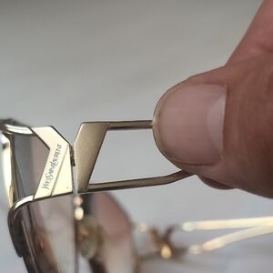 Yves Saint Laurent Gold Sunglasses